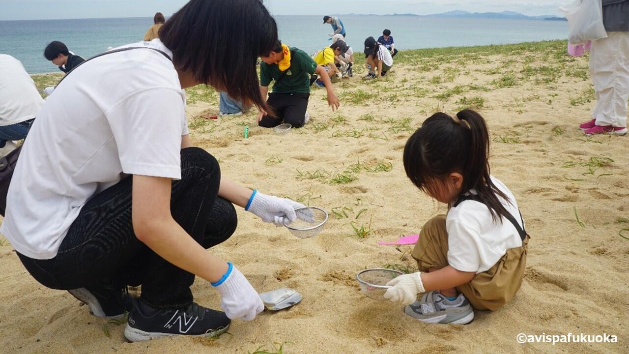 「ステハジ」ビーチクリーン：プラ干狩り体験で体験・知る・拡げる