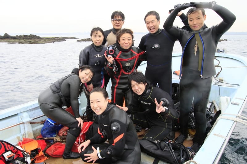 茅ヶ崎沖・ダイバーによる海底のブラスチックゴミ撲滅大作戦