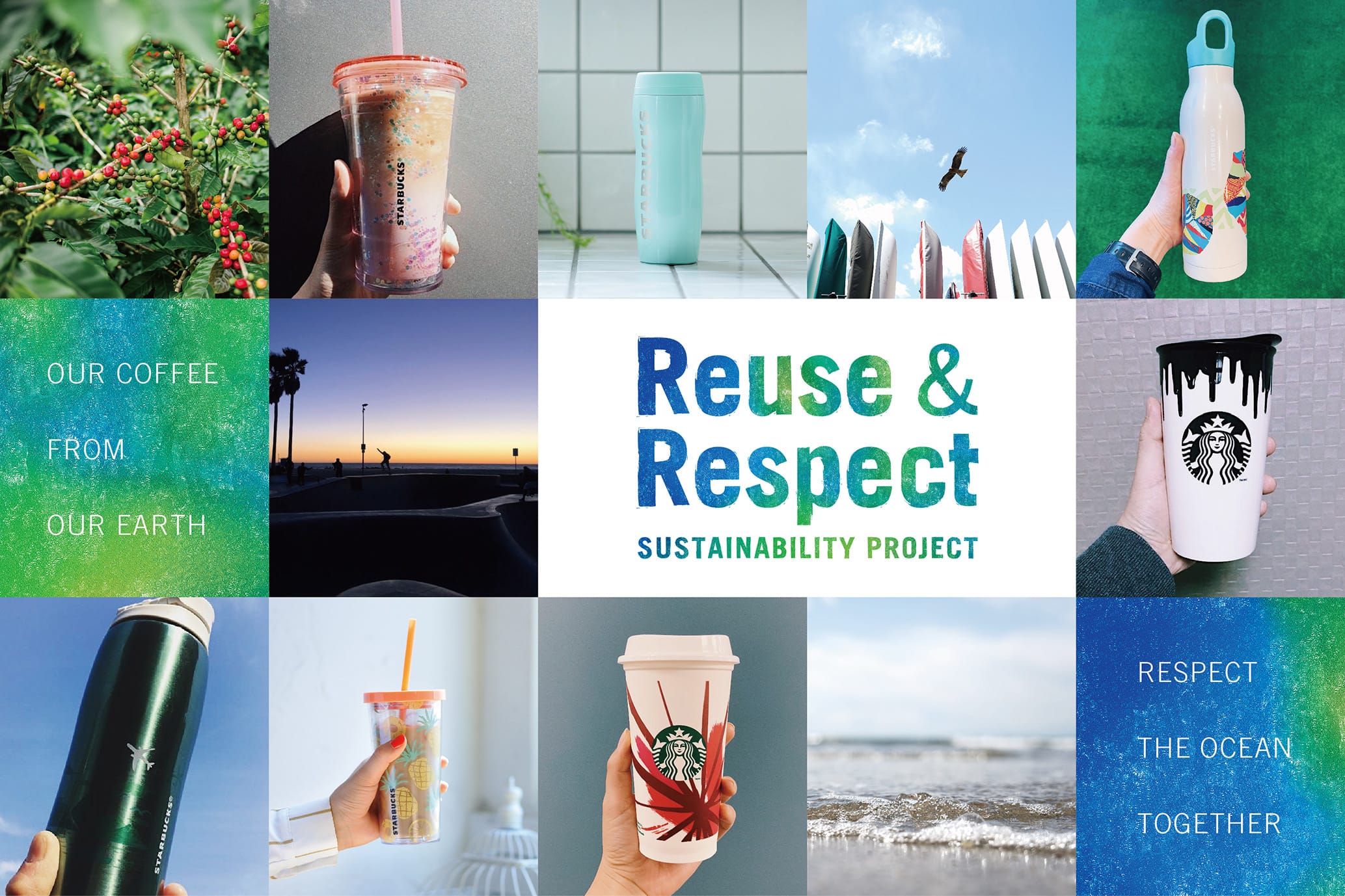 アースデイ2019　使い捨てプラスチック削減 キャンペーン～「Reuse & respect」サステナビリティプロジェクト～