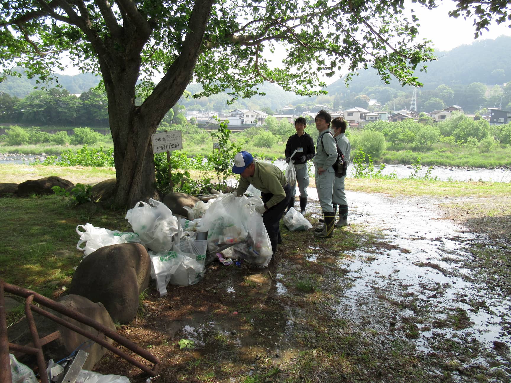 狩野川の清掃活動